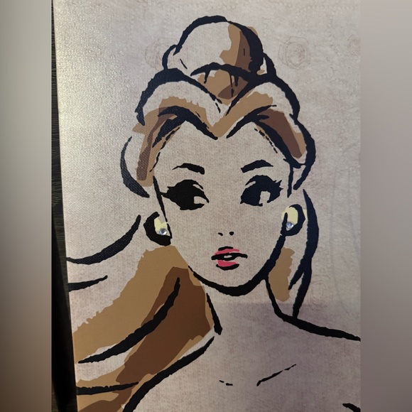 Beauty and the Beast Belle Canvas Art - Picture 2 of 6